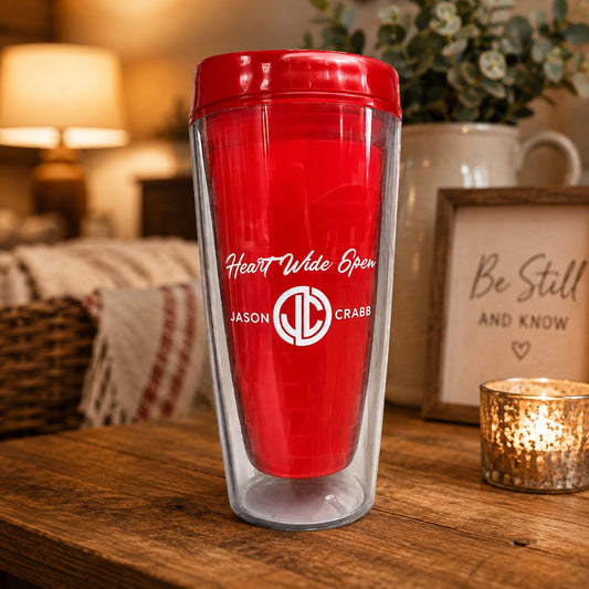 "Heart Wide Open" Tumbler