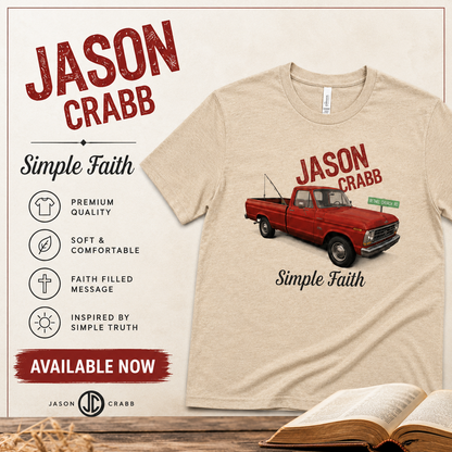 Simple Faith Heather Tan Truck Tee