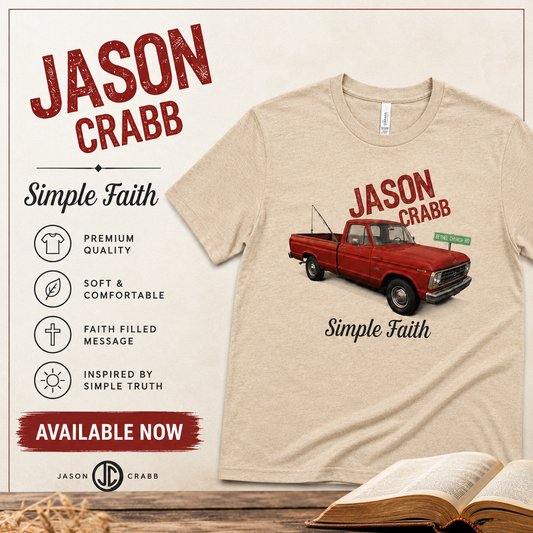 Simple Faith Heather Tan Truck Tee
