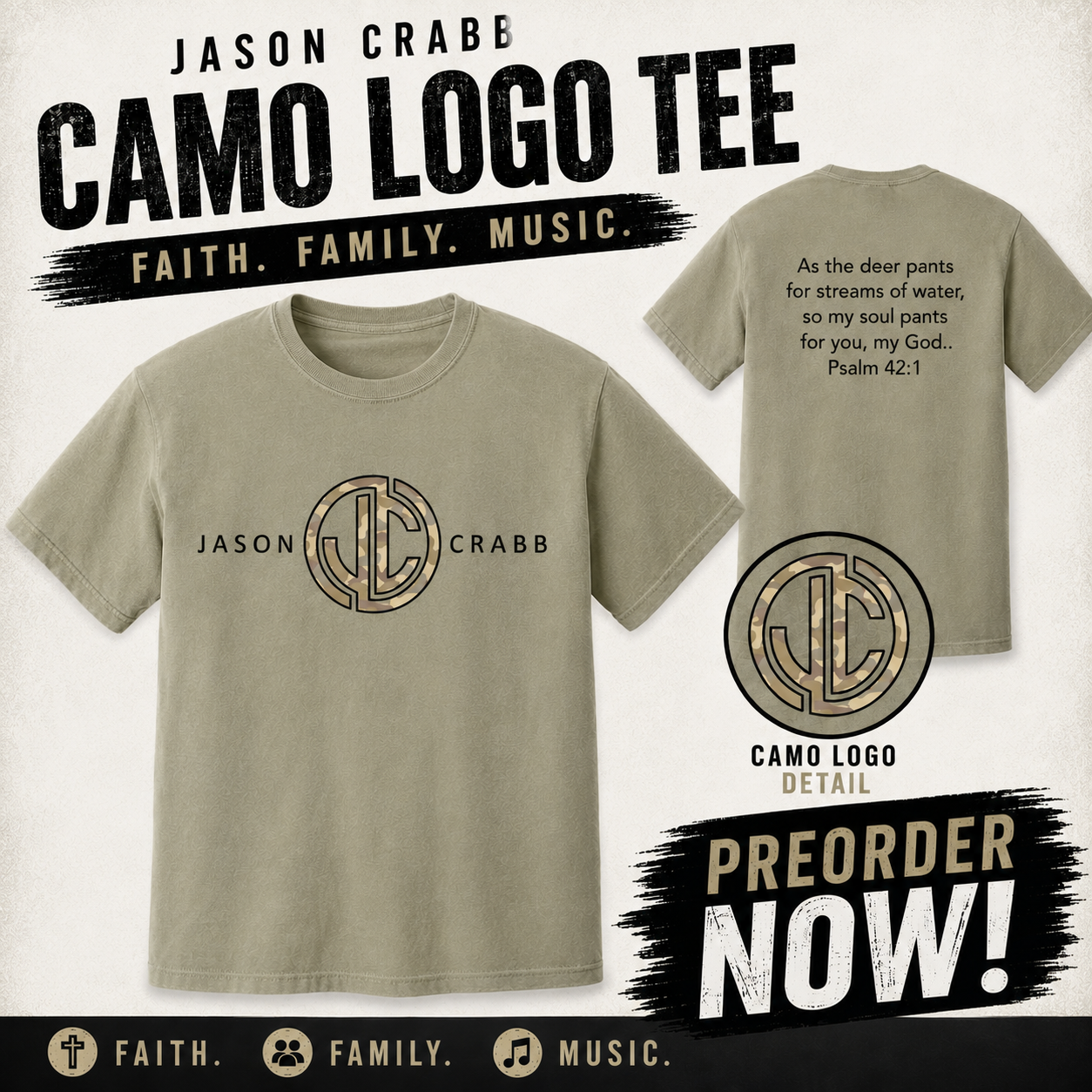 Camo Logo Tee - PREORDER