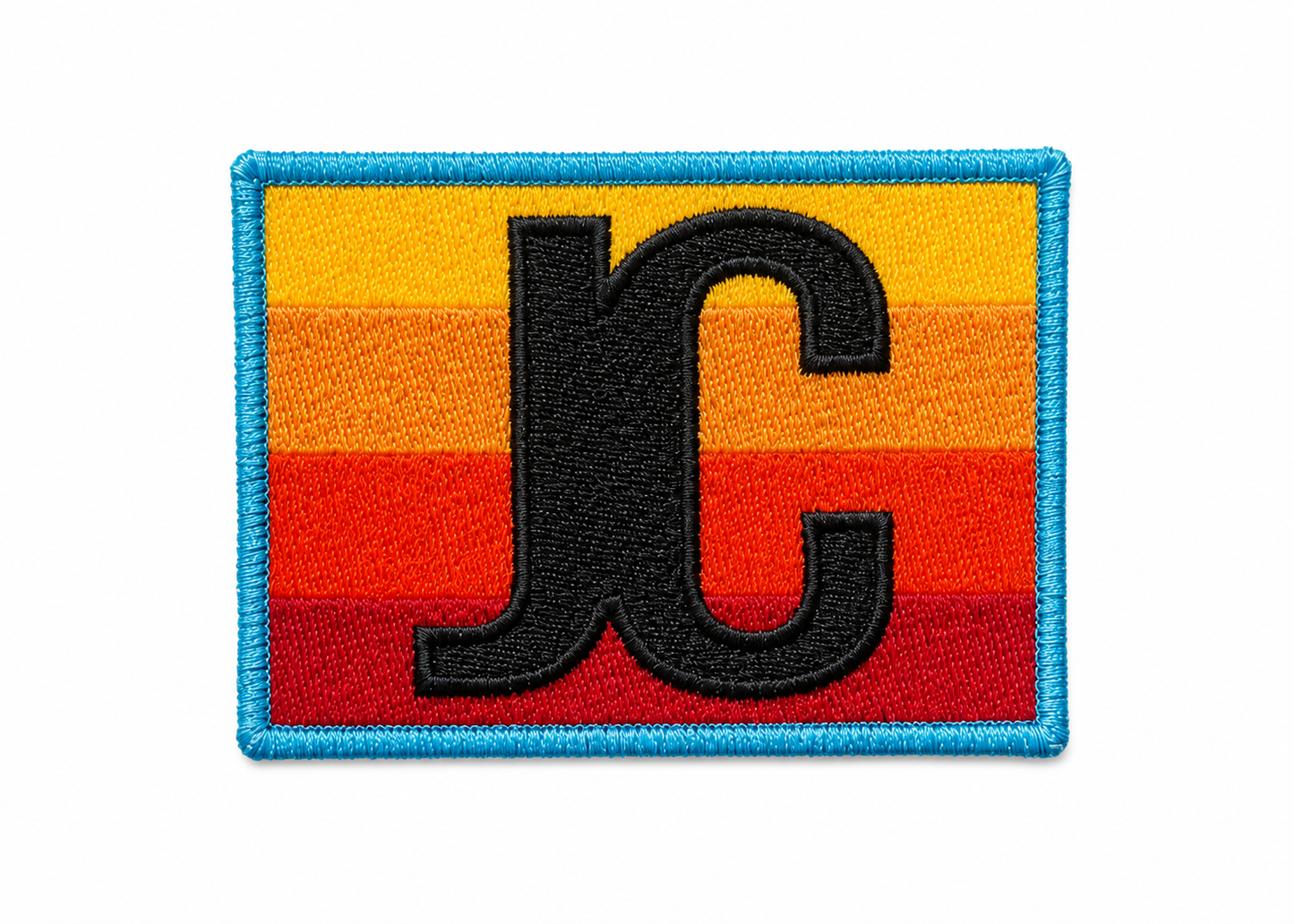 Embroidered "JC" Patch