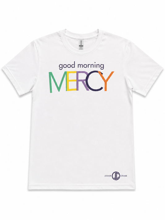 Good Morning Mercy White Tee