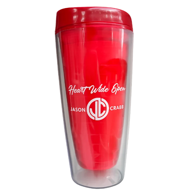 "Heart Wide Open" Tumbler