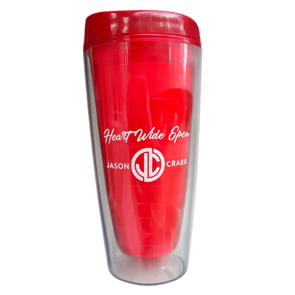 "Heart Wide Open" Tumbler