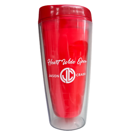 "Heart Wide Open" Tumbler